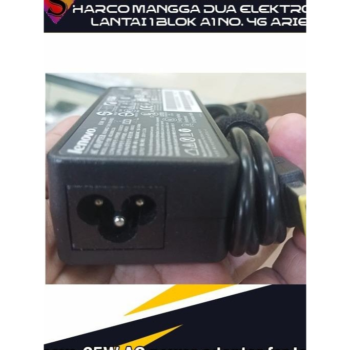 Lenovo 65W AC power adapter for laptops