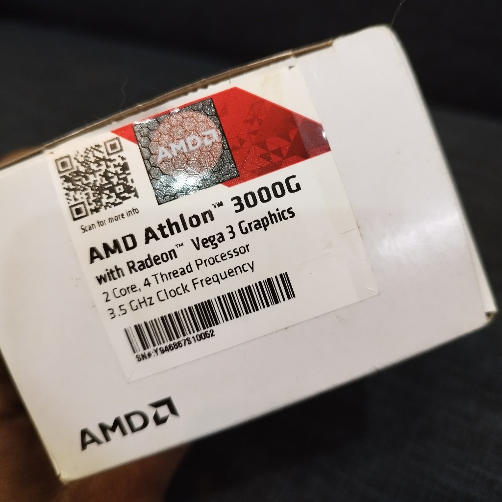 Processor AMD Athlon 3000G with Vega 3