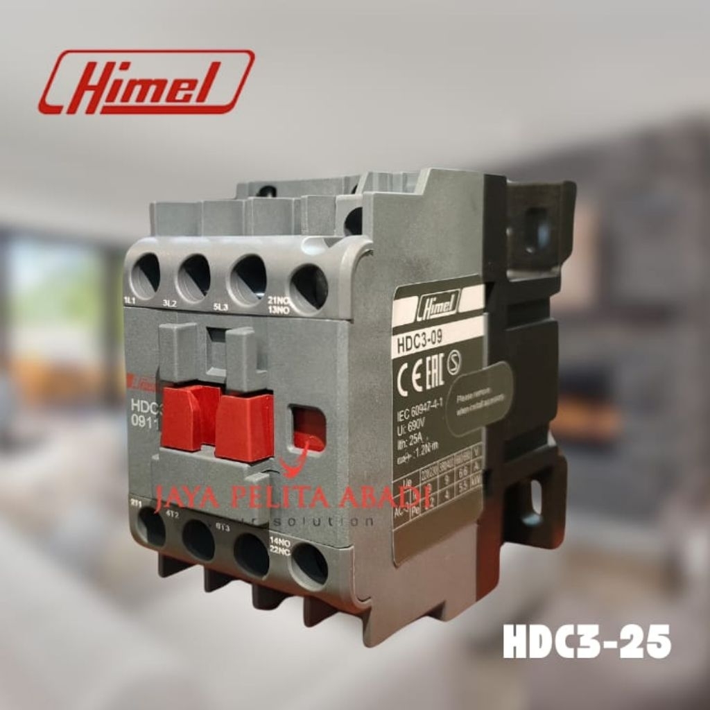 himel kontaktor HDC3-25 11 Kw 3pole 220V 50/60HZ
