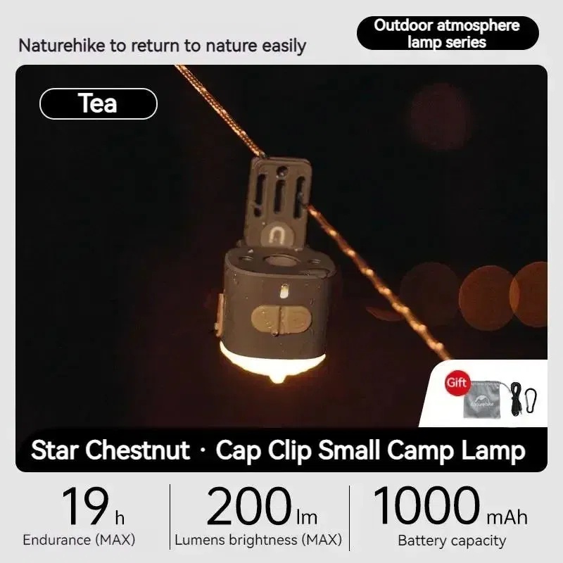 LAMPU CAMPING HAT CLIP MINI NATUREHIKE CNK2300DQ019