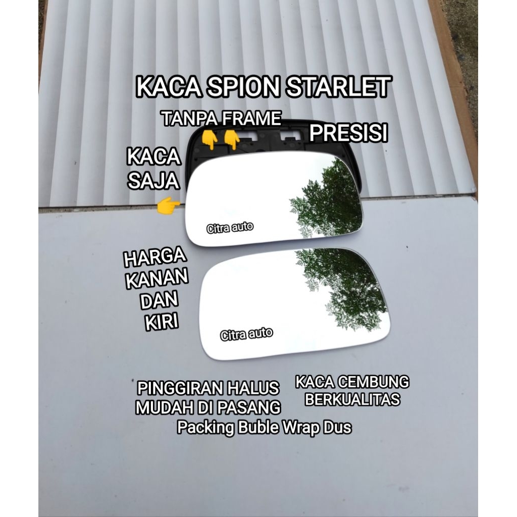 Kaca Spion Starlet Kapsul 1991 1992 1993 1994 Sepasang Kanan Kiri