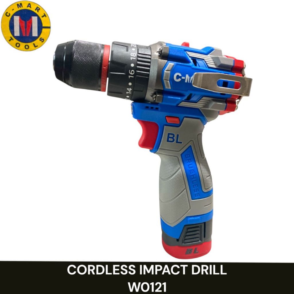 Bor Tembok C-Mart 16.8V W0121 Cordless Impact Drill