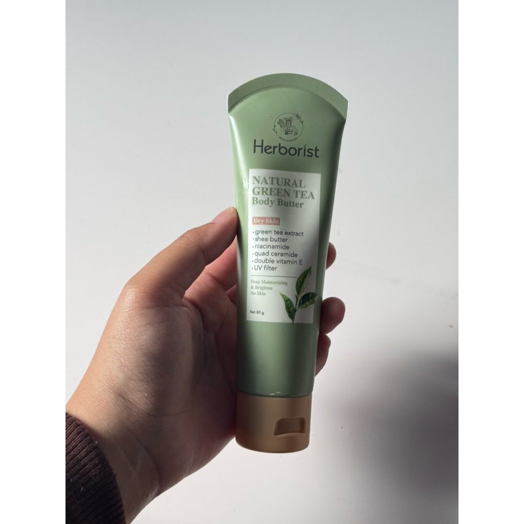 Preloved herborist natural green tea body butter