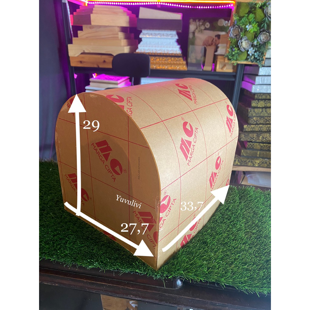 hantaran pernikahan tutup akrilik murah