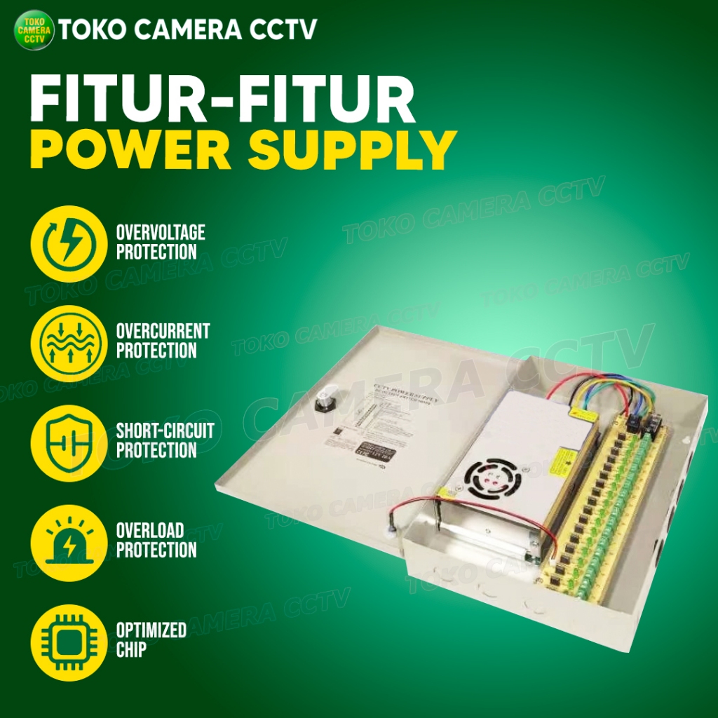 POWER SUPPLY CCTV BOX 12V PSU BOX PANEL ADAPTOR SWITCHING 12VOLT