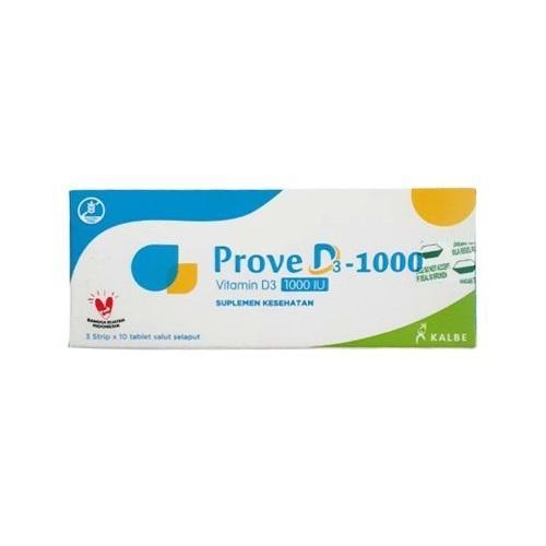 Prove D3 1000 IU 30 Tablet - Vitamin D3 1000 IU