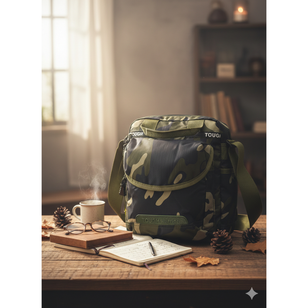 Tas Selempang Tough Army Loreng 5545 / WAISTBAG / SLINGBAG / COD