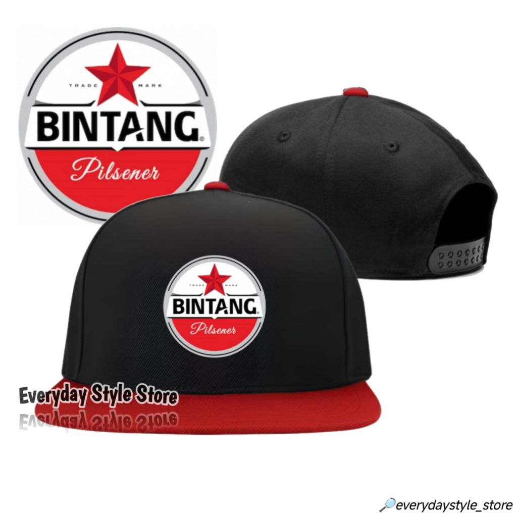 Topi Bintang Bali Pilsener Snapback / Snapback Hat Caps Casual / Topi Snapback Pria Wanita