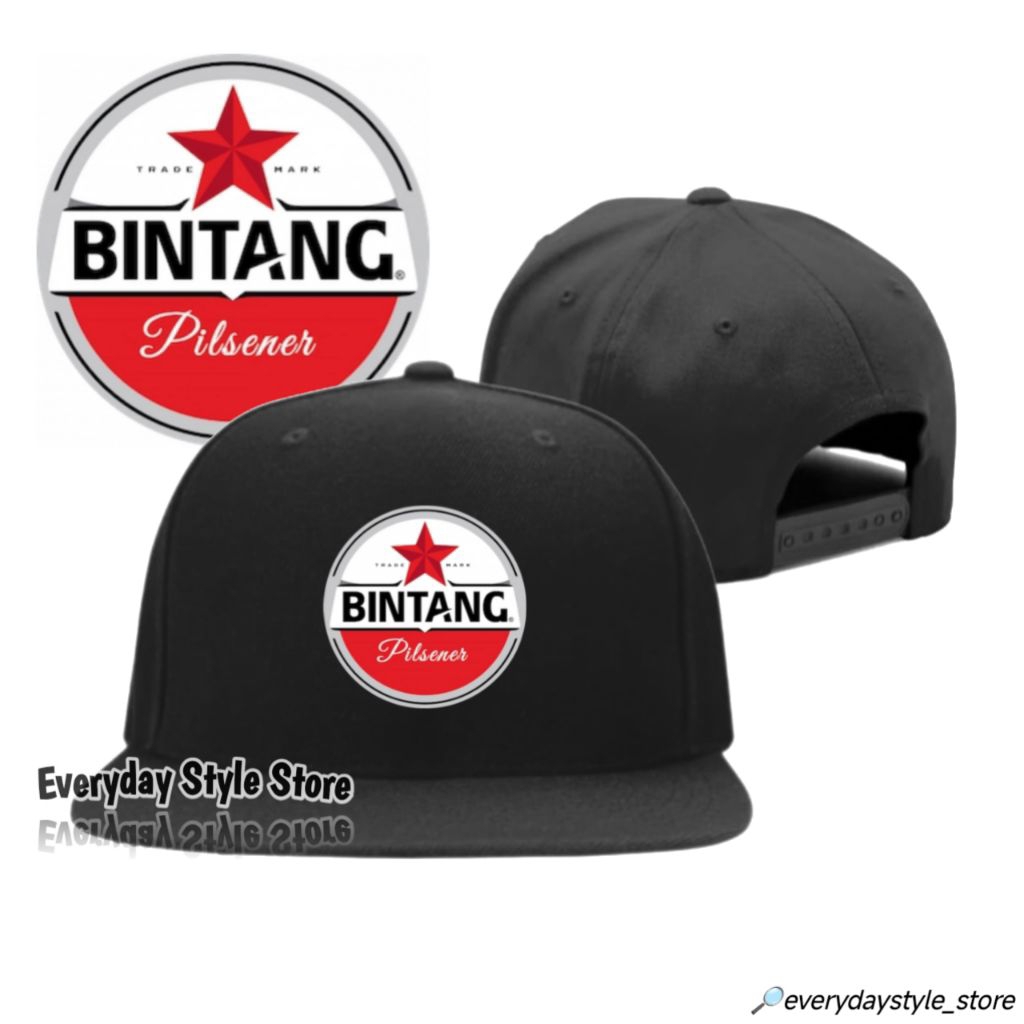 Topi Bintang Bali Pilsener Snapback / Snapback Hat Caps Casual / Topi Snapback Pria Wanita