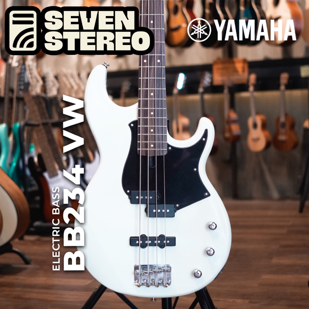 Yamaha BB234 BB 234 Vintage White Electric Bass