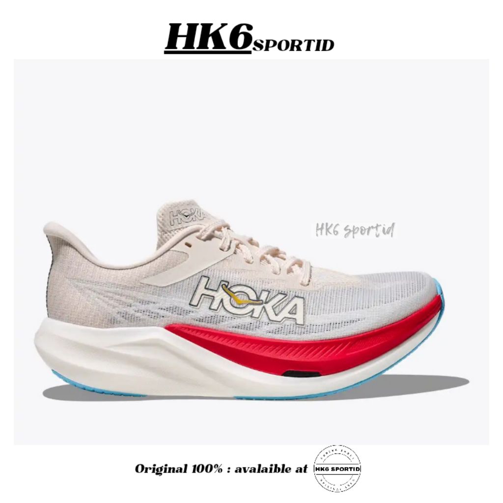 Hoka Rocket X 3 Unisex Shoes - Alabaster Frost