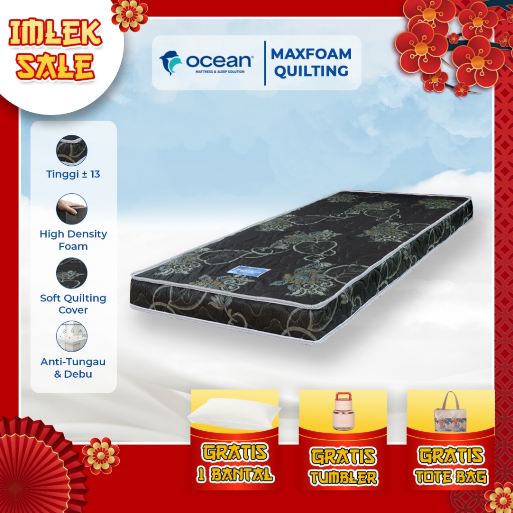 OCEAN SPRINGBED - KASUR / TILAM / KASUR LANTAI / KASUR BUSA MAXFOAM QUILTING BY OCEAN