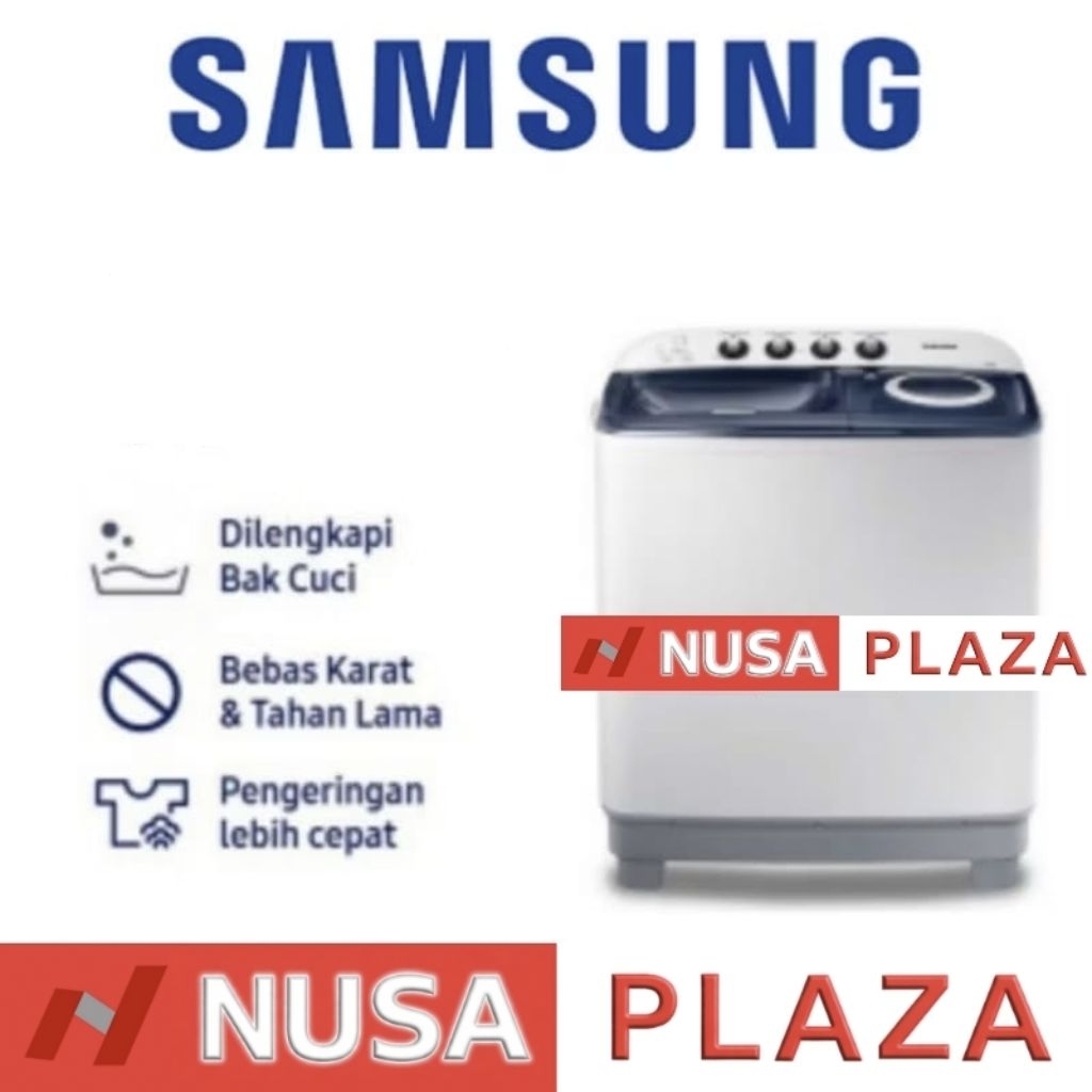 Mesin cuci 2 tabung 9 Kg / 9kg - 9.5 Kg / 9.5kg SAMSUNG WT95H3330 (KHUSUS MEDAN)