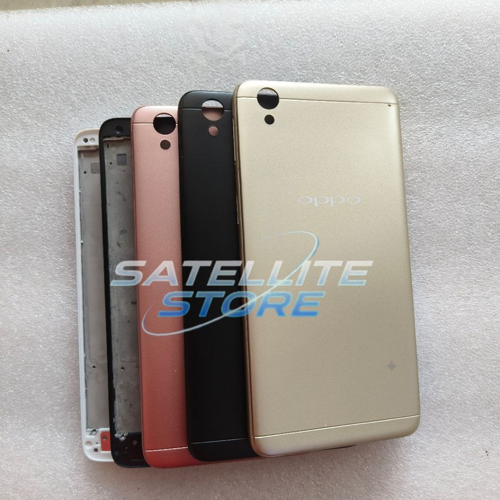 Back Cover Casing Housing OPPO A37 A37f, A37fw, A37m Fullset Backdoor Tutup Belakang + Frame Lcd