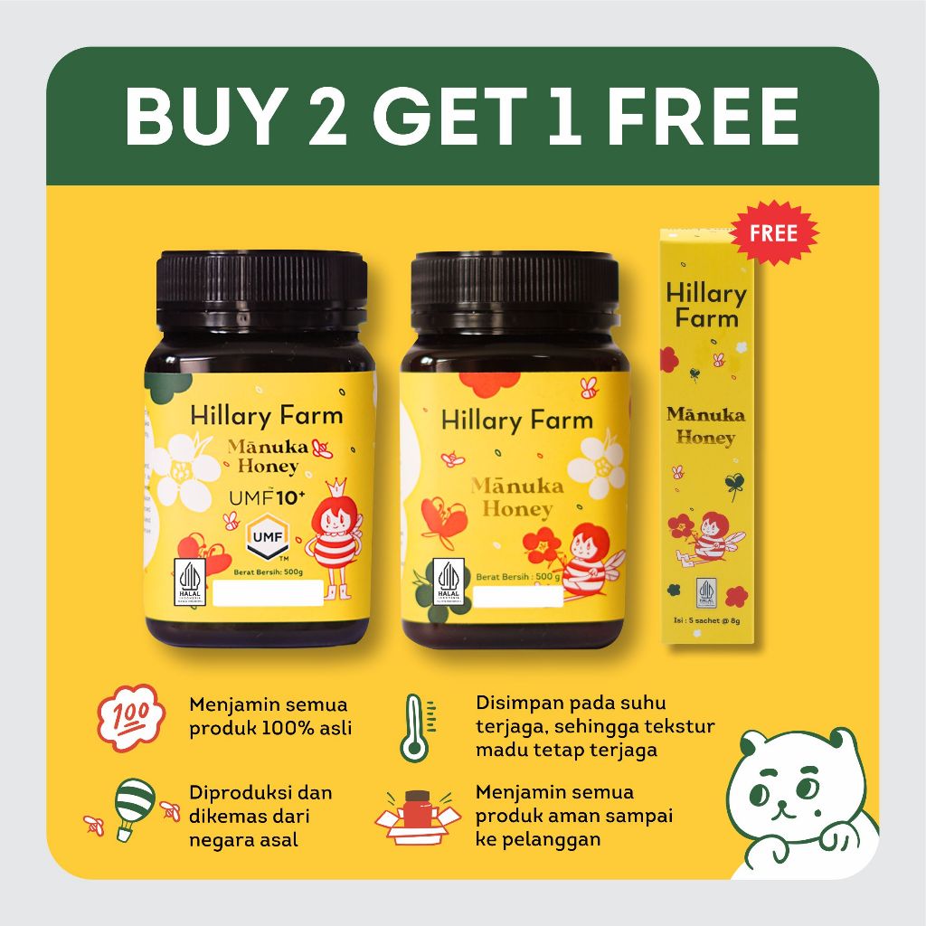 Manuka Honey UMF 10+ , Manuka Honey Free Madu