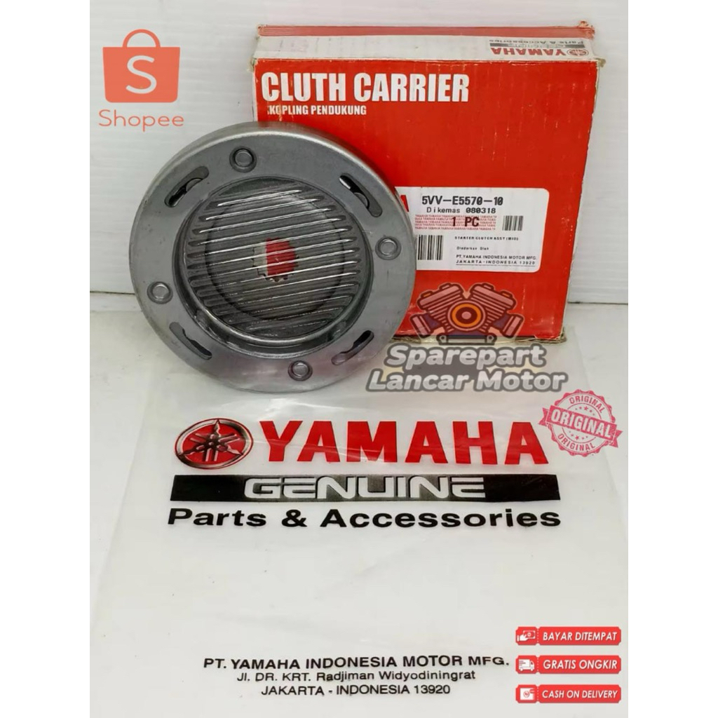 100% ORIGINAL "One Way Starter YAMAHA Motor Mio Lama/Smile/Sporty/Soul Karbu 5TL 5VV"