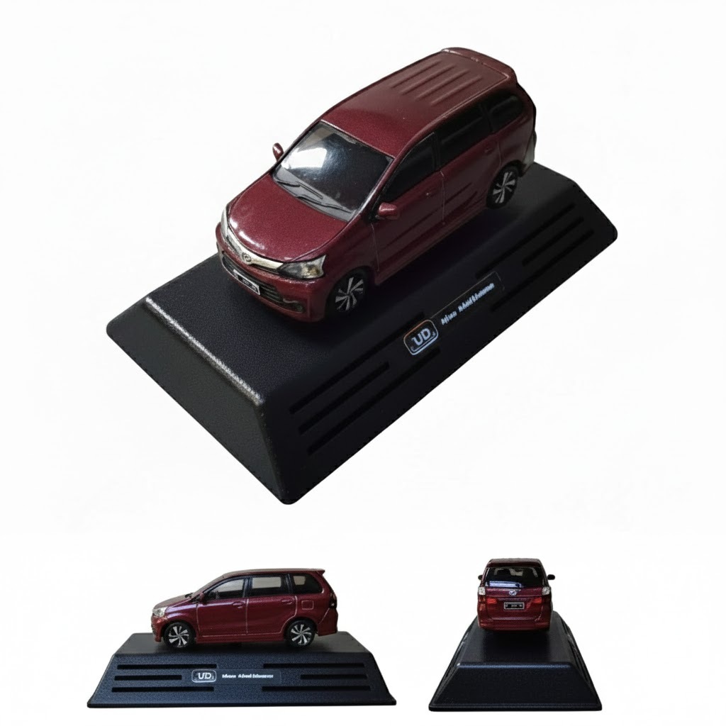 (Skala 1 : 45) Pajangan Interior Mobil Miniatur Avanza 2016 - 2018