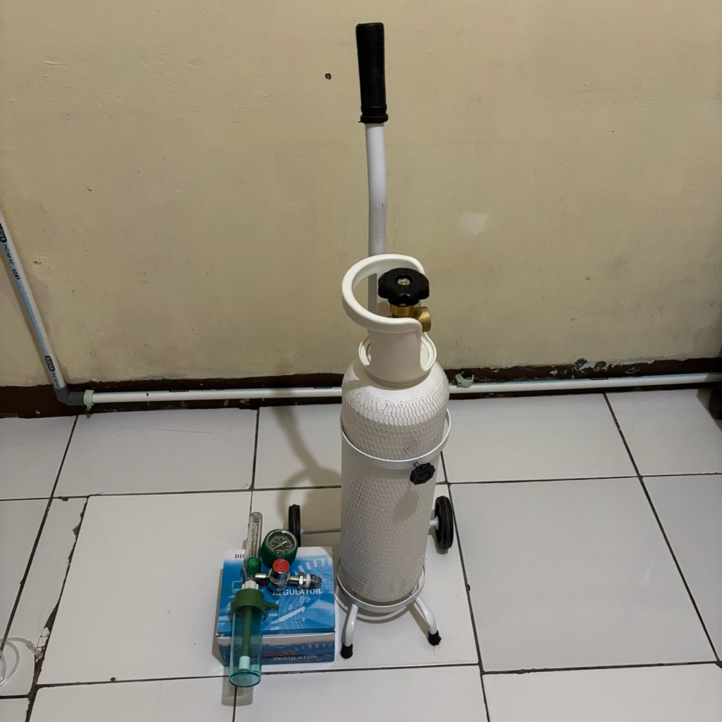 Oksigen Tabung 1m3 (Lengkap) - Kosongan