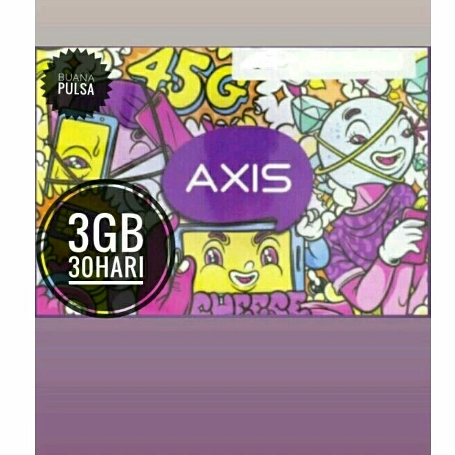 PERDANA DATA AXIS 3GB 30HARI