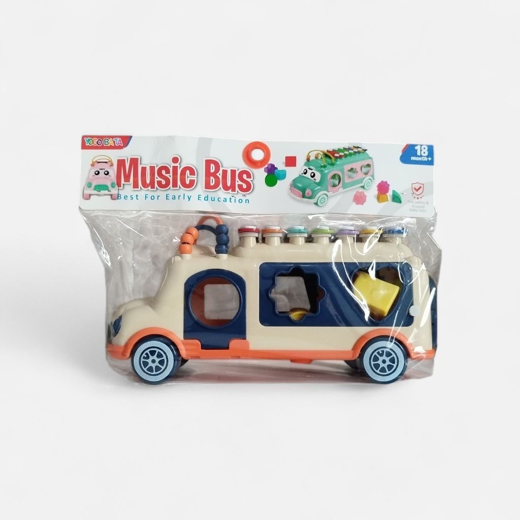 (Rubah Toys) Mainan YOGO BATA Music Bus 