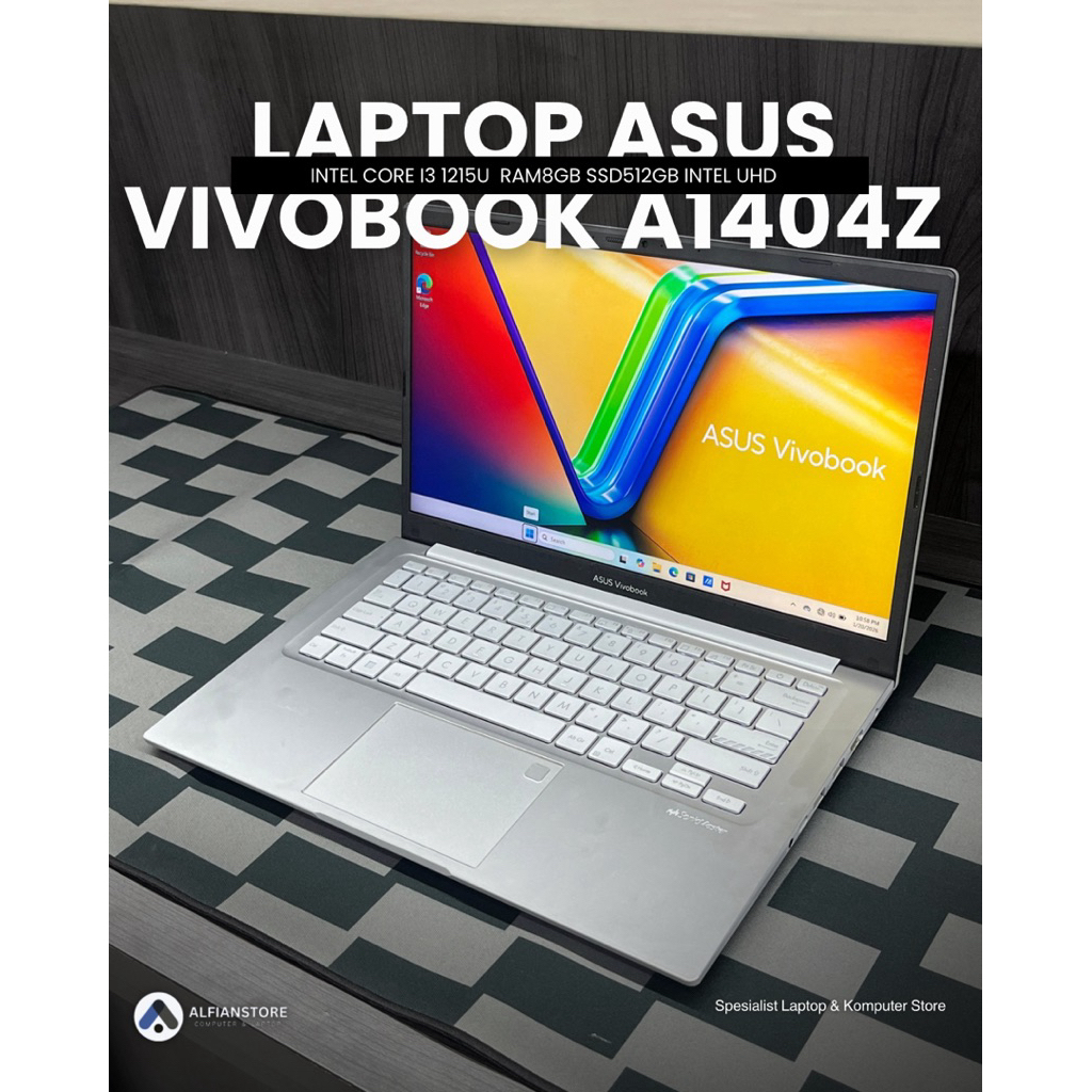 LAPTOP ASUS VIVOBOOK A1404Z INTEL CORE I3 1215U RAM8GB SSD512GB
