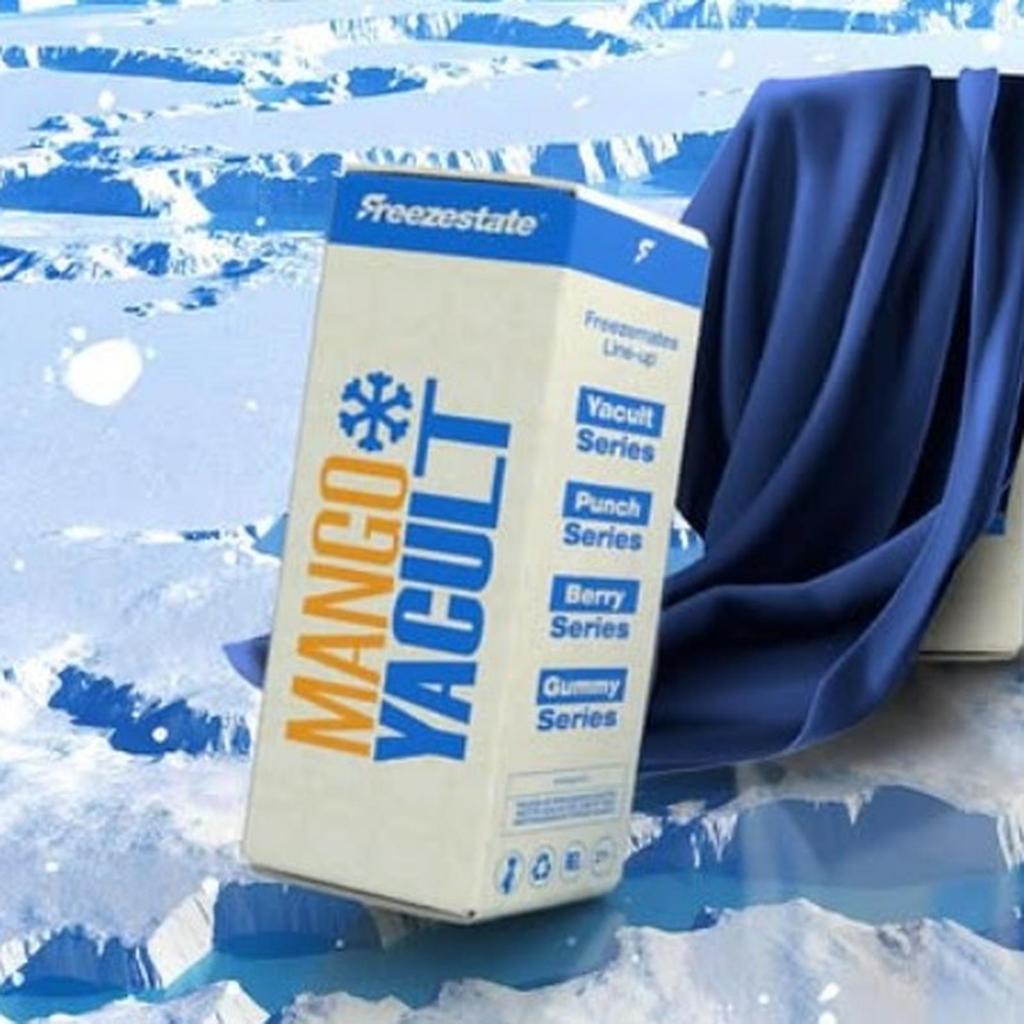 Liquid Freeze State Mango Yacult Salt Nic 30ML by Dripstate.id [ VAPEKU88 ]