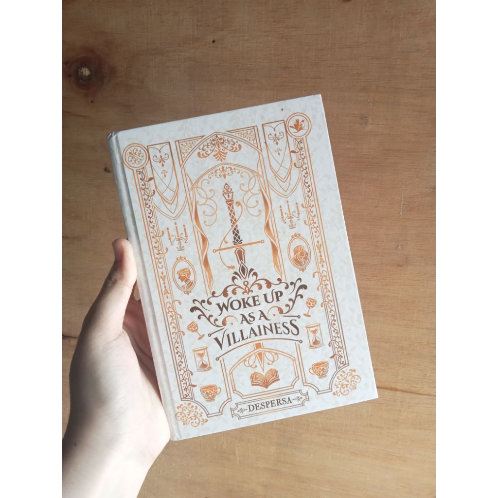 Preloved Novel Woke Up As A Villainess Hard Cover by despersa