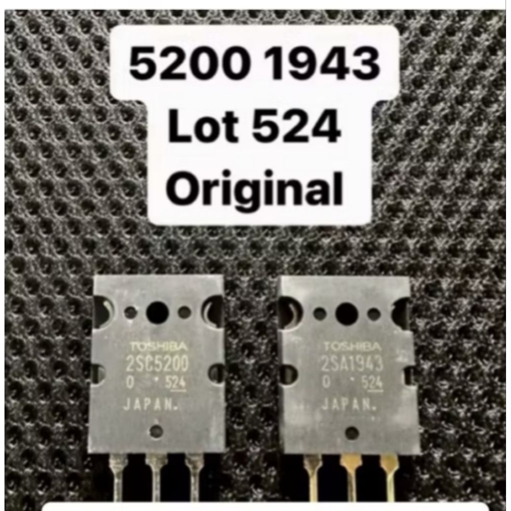 MD - Transistor Toshiba 5200 1943 Original