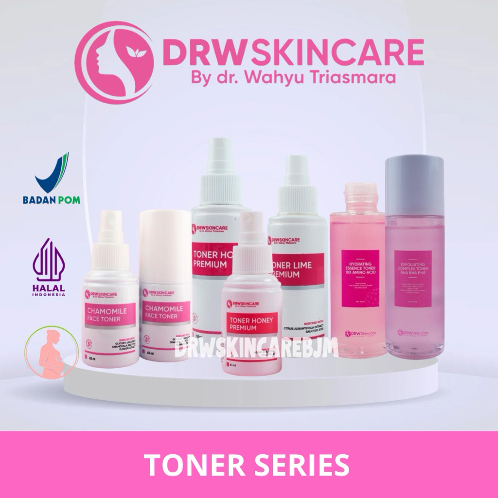 DRW SKINCARE TONER PENYEGAR WAJAH NORMAL/KERING/BERMINYAK/SENSITIF