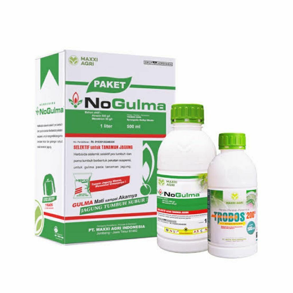 Herbisida Jagung No Gulma 500/50 SC 250 ml+Perata Trobos 200SL 100 ml+Kaos