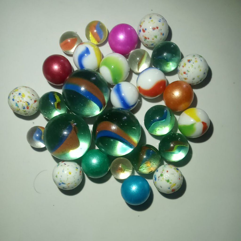 Paket kelereng komplit lengkap berisi 6 macam jenis kelereng LANGKA