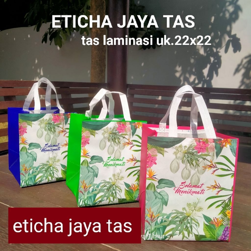 tas hajatan laminasi premium 22x22