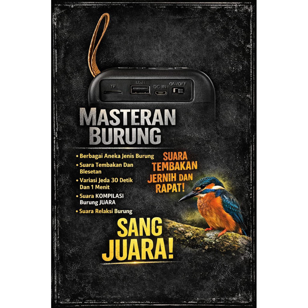 SPEAKER MASTERAN BURUNG