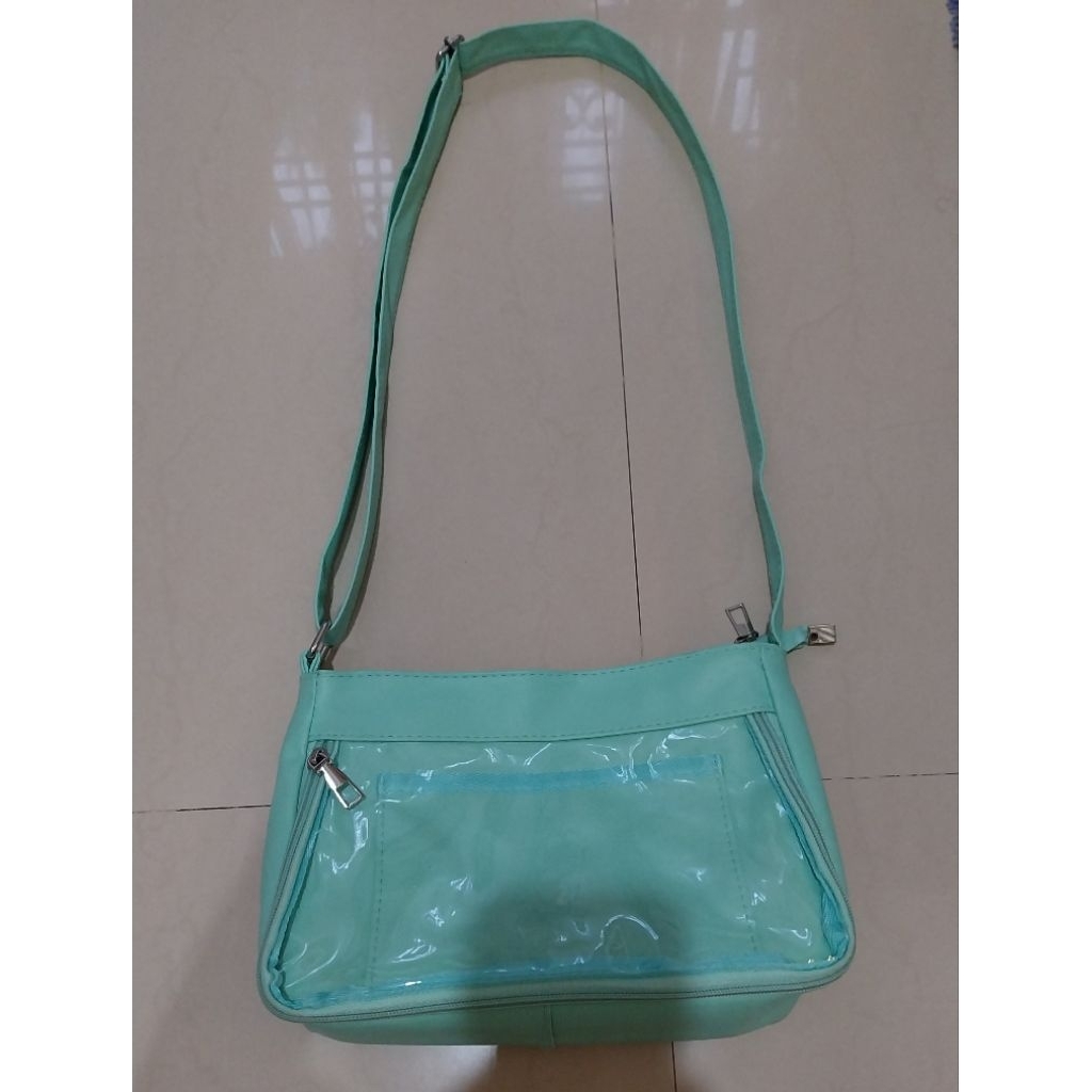 Tas Selempang Bag Casual Hijau Mint