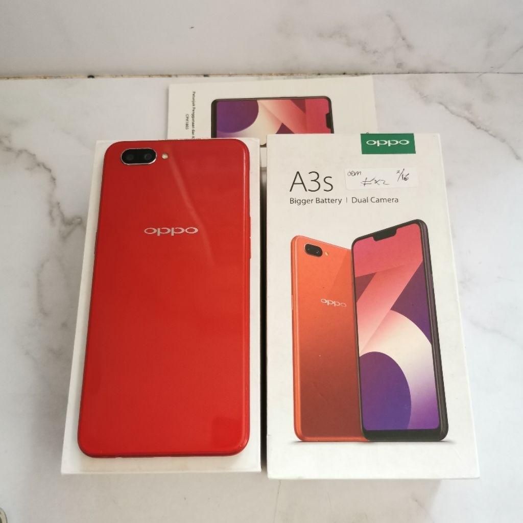 Oppo A3s ram 2GB 16GB Bekas - Fullset Resmi - second