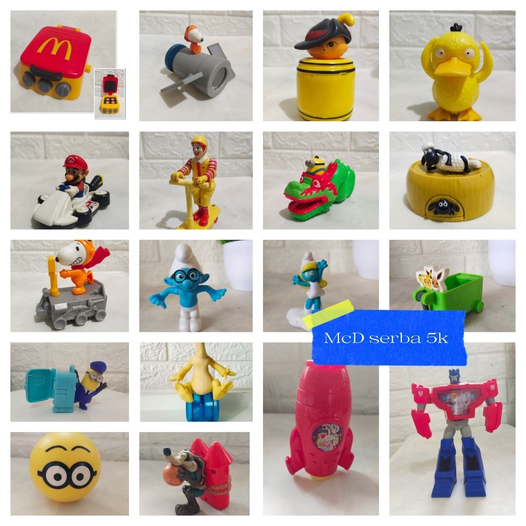 mainan mcd,kfc,HokBen,disney serba 5k[preloved]