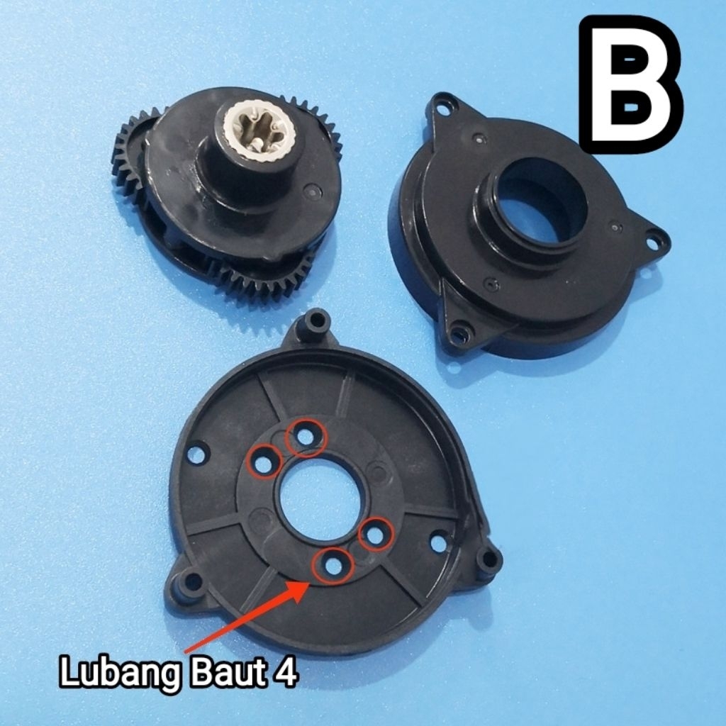 Gearbox Chopper Bintang 5  B  Belakang 4 baut