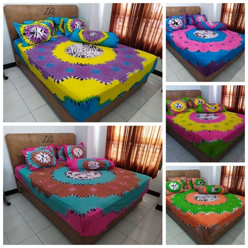 Sprei Jumputan cantik / Sprei Batik