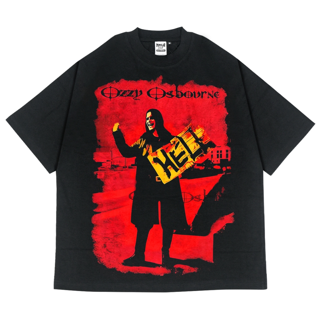 Ozzy Osbourne Oversized Vintage T-Shirt – Black