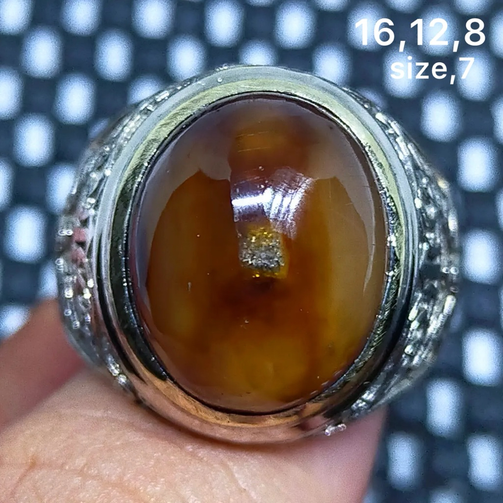 cincin batu akik asli combong yaman antik top hq natural (asli alm)