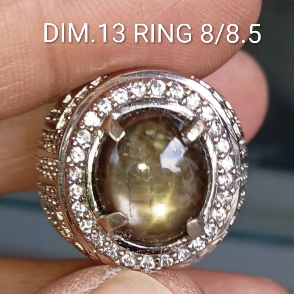 NATURAL BLACK SAFIR SAPPHIRE STAR