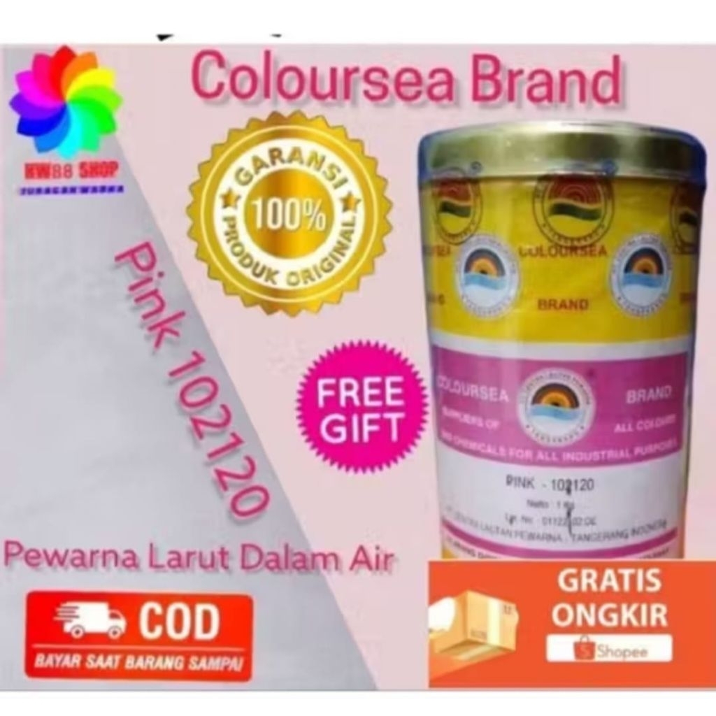 Pewarna sabun berwarna pink