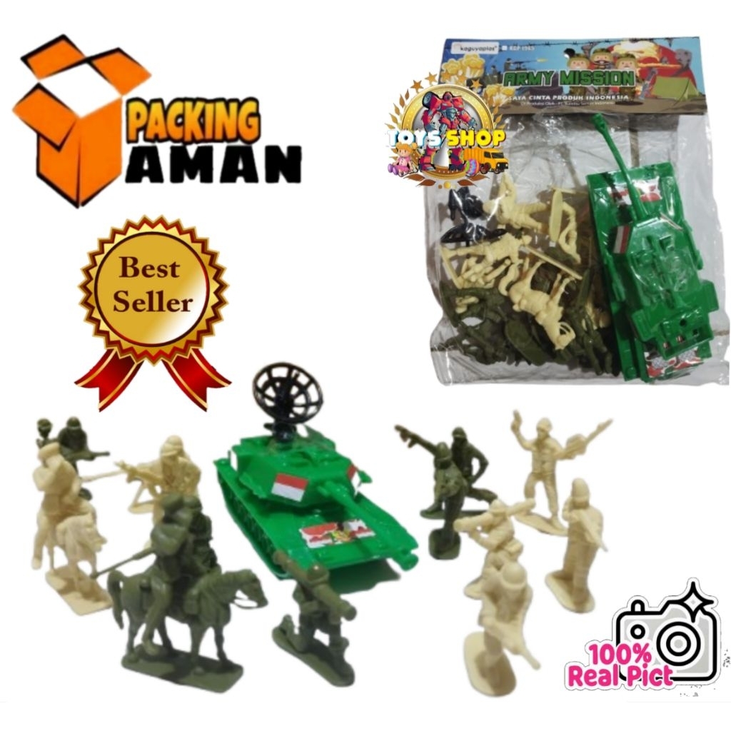 COD PROMO KGP1945 MAINAN MURAH ANAK FIGURE TENTARA + TANK / MAINAN TENTARA ARMY MISSION