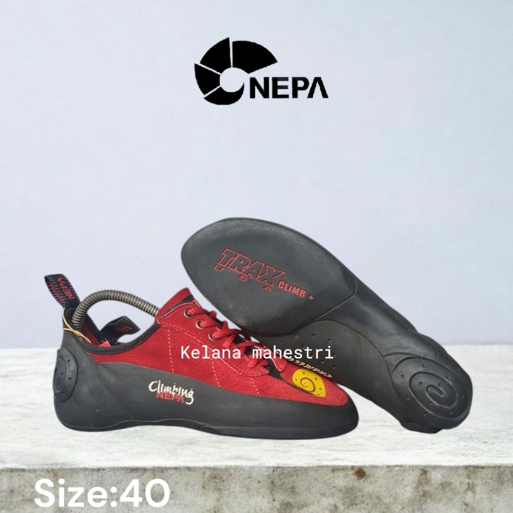 Sepatu climbing nepa shoes ll size 40 sepatu panjat