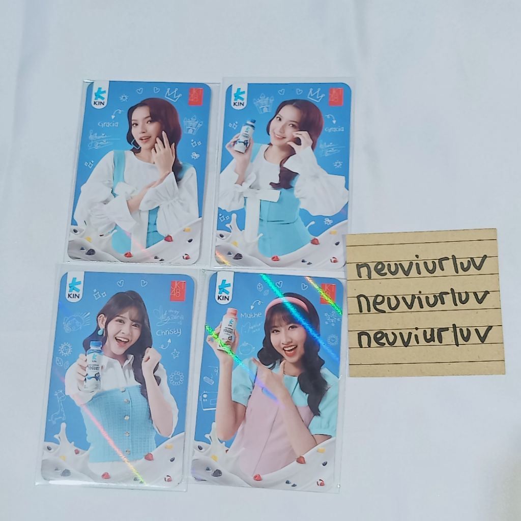 (JKT48) Bundling Official photocard KIN x JKT48  Muthe Gracia Christy