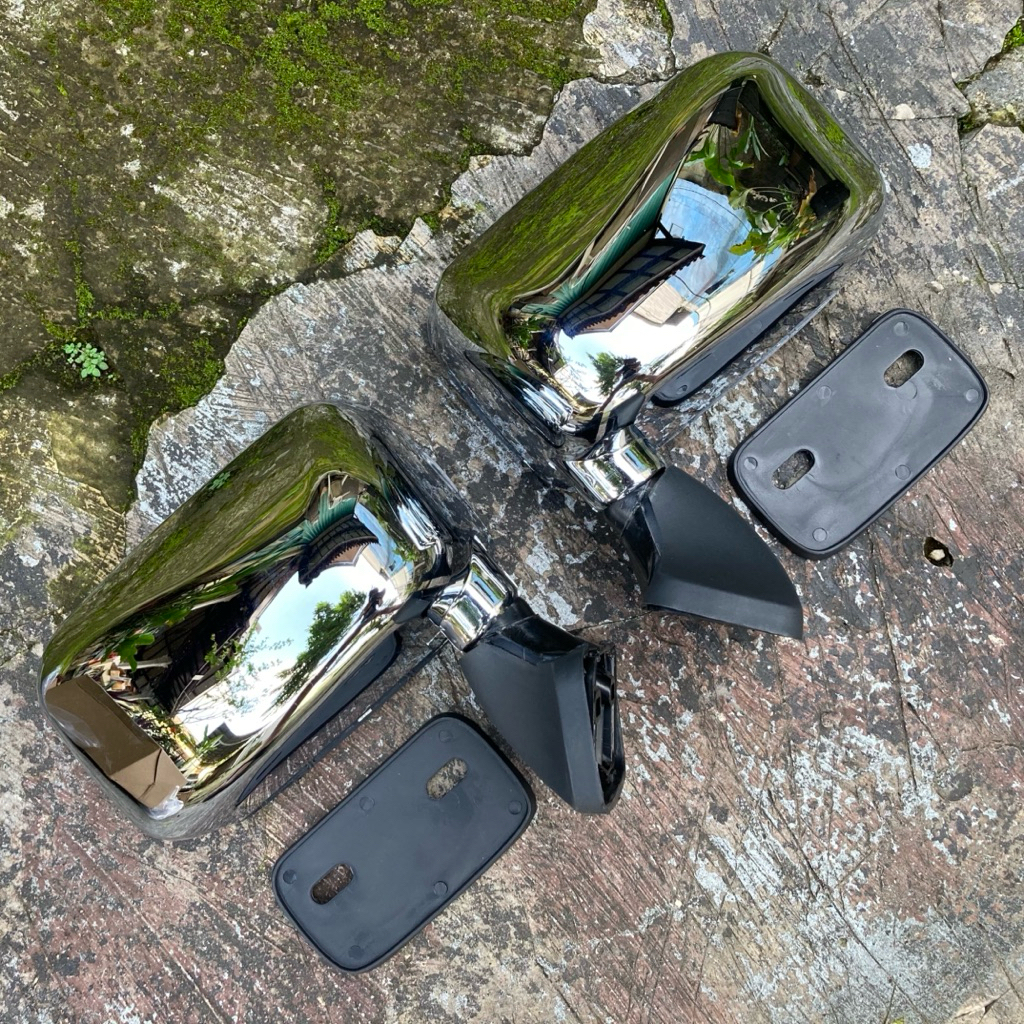 Mirror Assy Outer Rear View Door Type Spion Pintu Pengganti Toyota Corolla KE20 Corbet KE30 Corvet K
