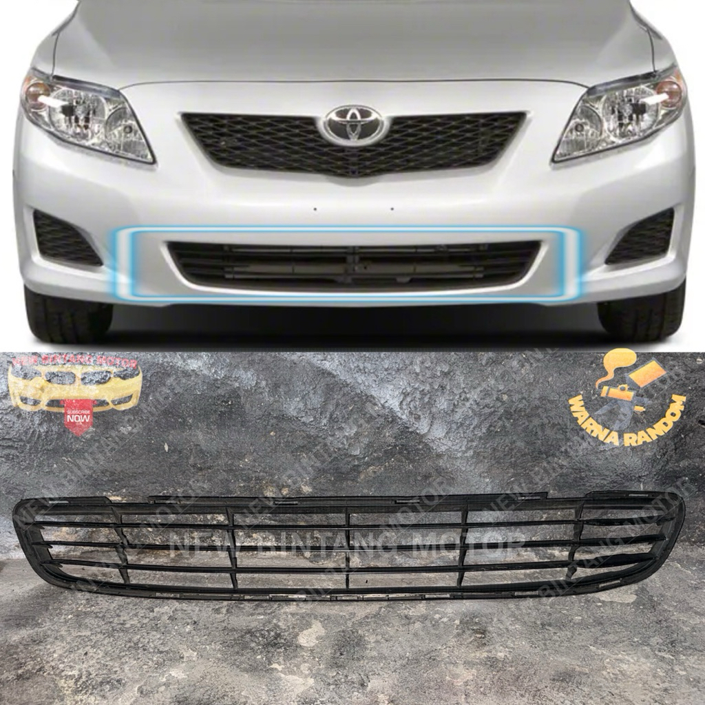 Ram bumper grill bumper toyota corolla altis 2008 2010 original