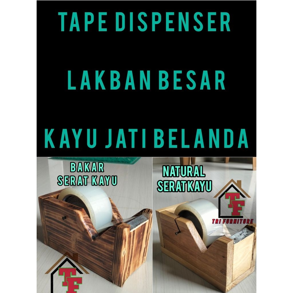 DISPENSER LAKBAN / TAPE CUTTER JUMBO 2 INCHI,TEMPAT LAKBAN MEWAH MURAH