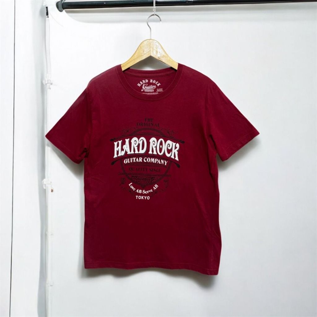 HARD ROCK GUITAR TOKYO | Kaos vintage band musik y2k 90s HardRock