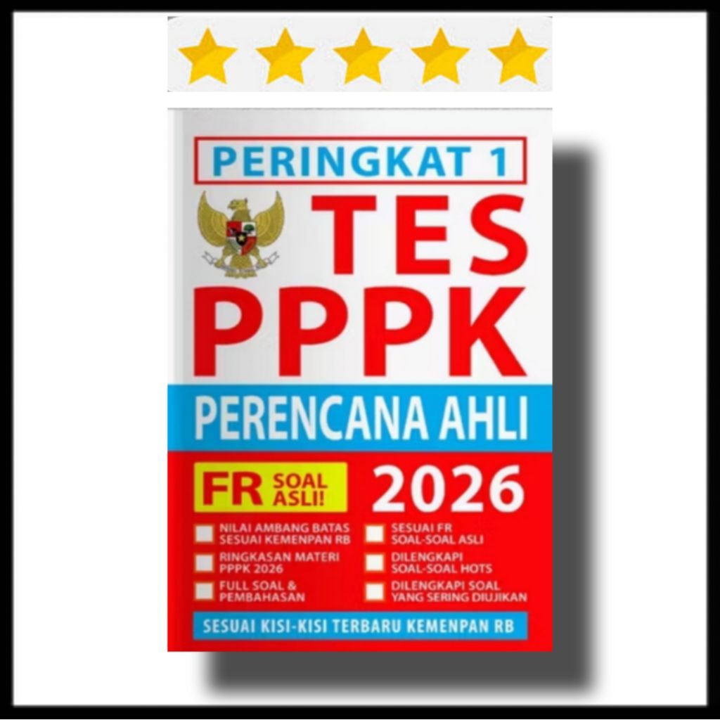 BUKU PERINGKAT 1 TES PPPK PERENCANA AHLI 2026 - TES PPPK PERENCANA